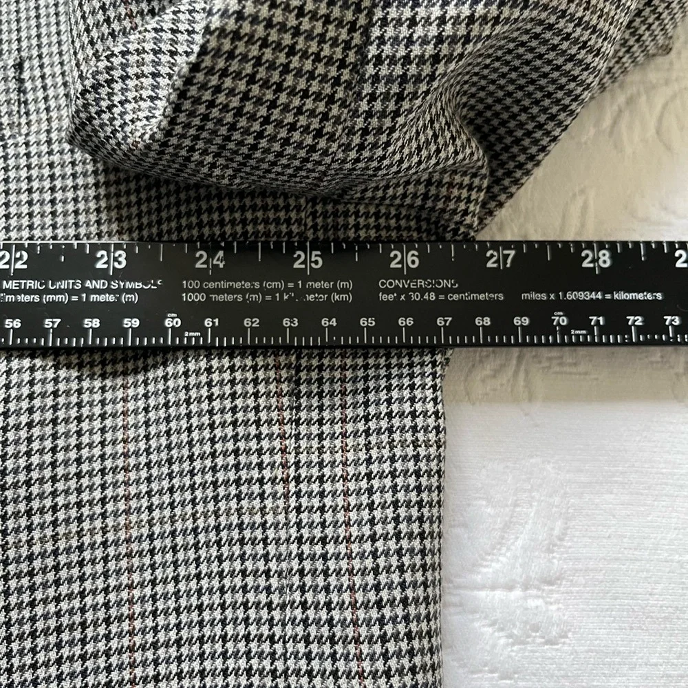 Jean Paul Germain Sport Coat LONDON Blazer Men’s 54R Gray Wool Houndstooth